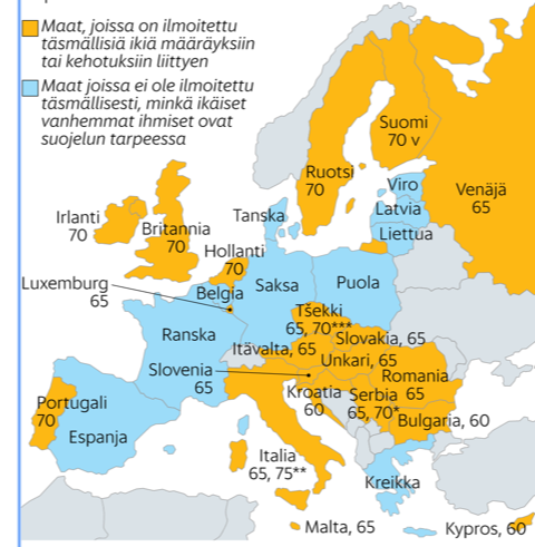 Seniors in europe in times of corona